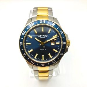 Rotary GB05082/05 42mm 2 tone GMT Quartz Watch